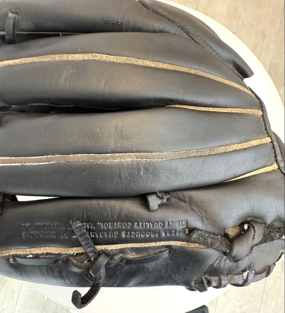 ミズノ　投手用グローブ　Mizuno ミズノ　ブラックプロフェッショナル　投手用