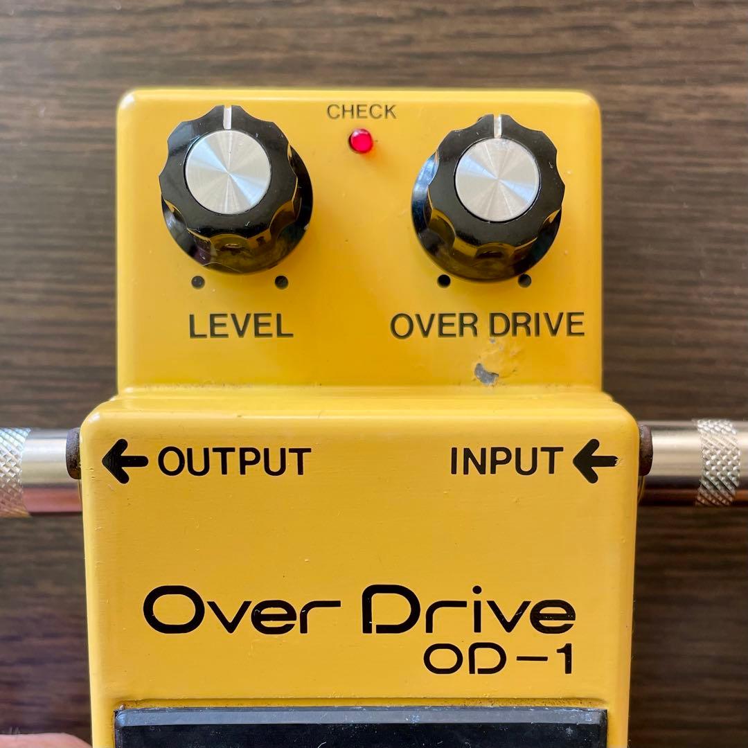 BOSS Over Drive OD-1 美品　1979年 銀ネジ　レイセオン