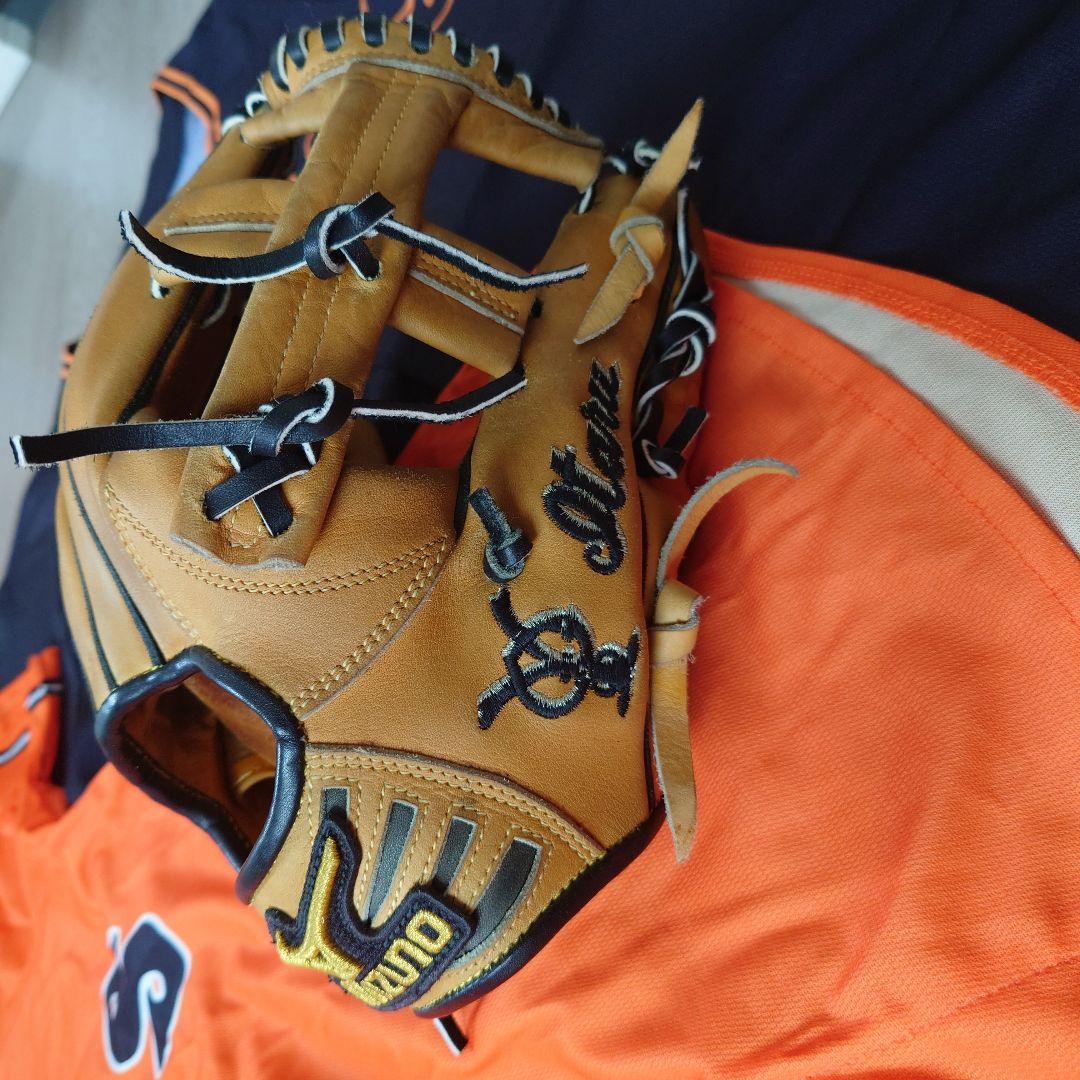 NPBプロ野球　選手支給硬式グローブ　ミズノ