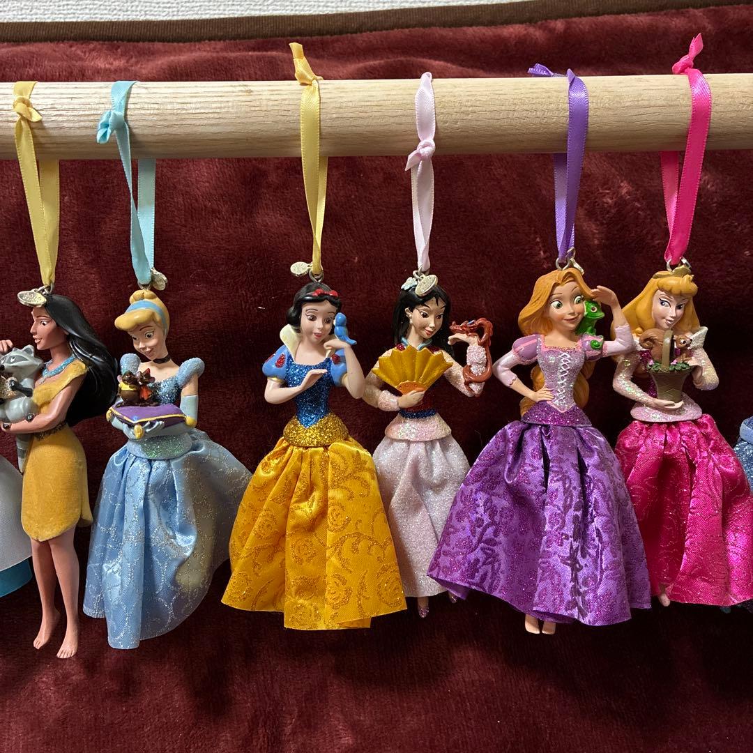 【貴重】ディズニープリンセス オーナメント　プリンセス15体＋野獣1体セット