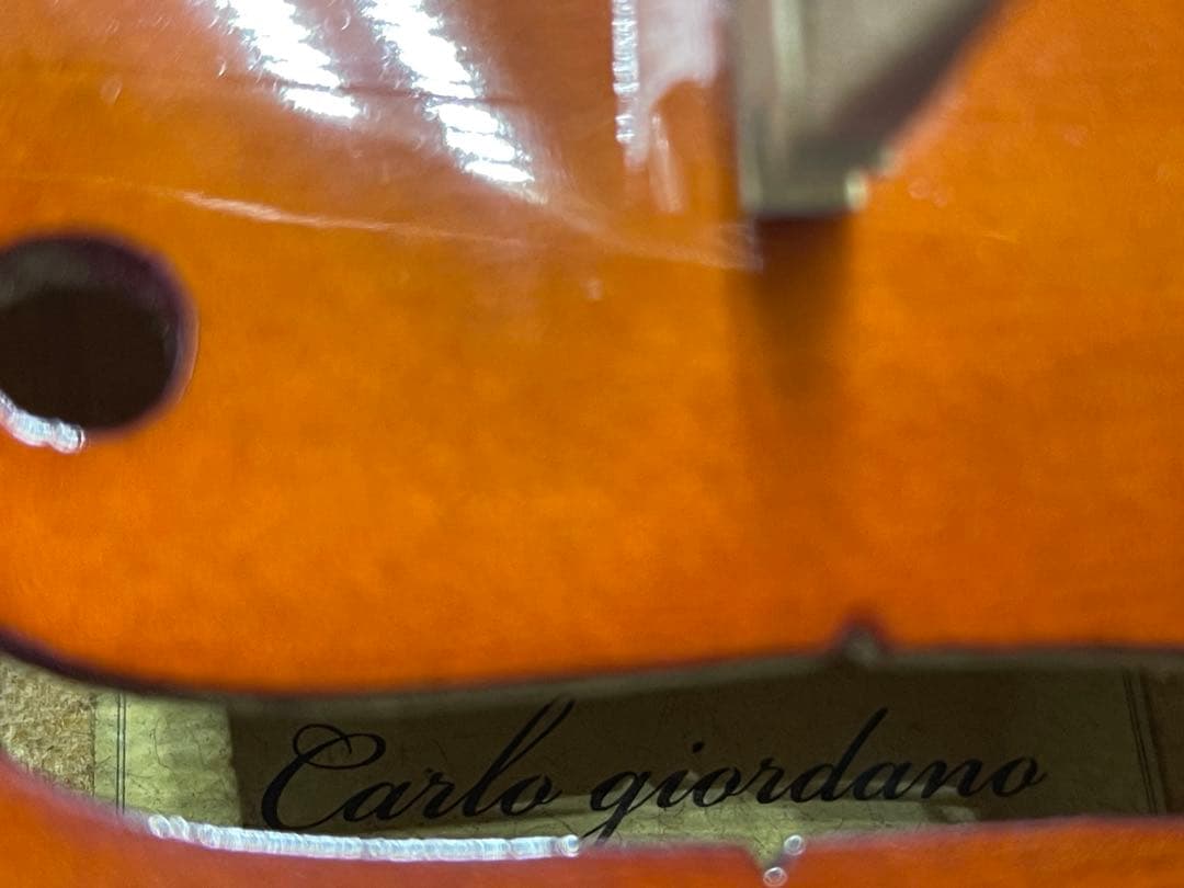 Carlo Giordano バイオリン本体4/4 ケース付き