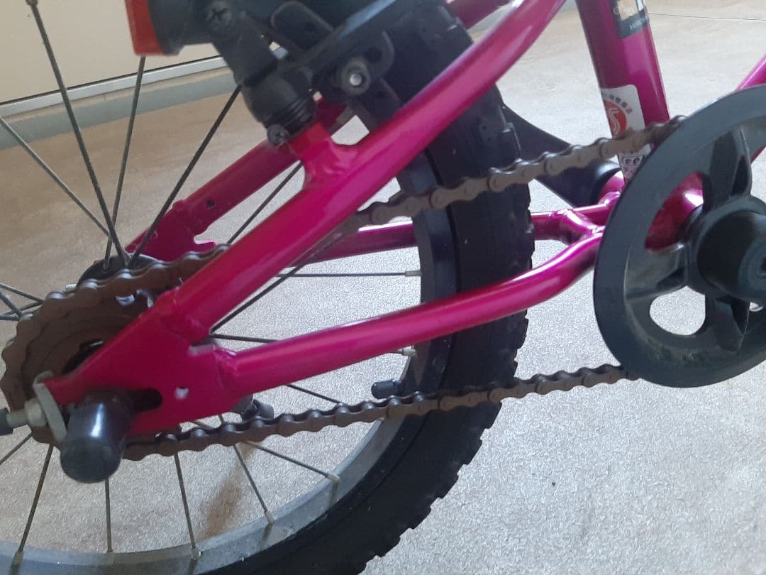 ヨツバサイクル　16インチ　ピンク
