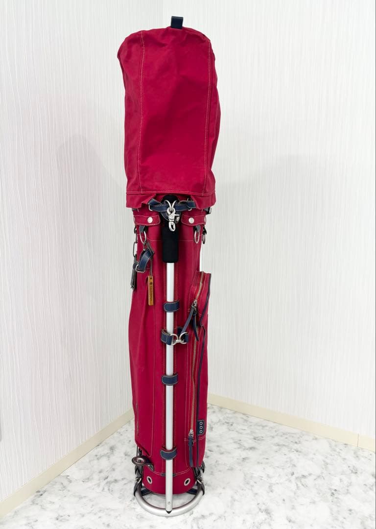 お値下げ　美品！木の庄帆布　赤 　フレームウォーカー　ミズノ　スタンド式