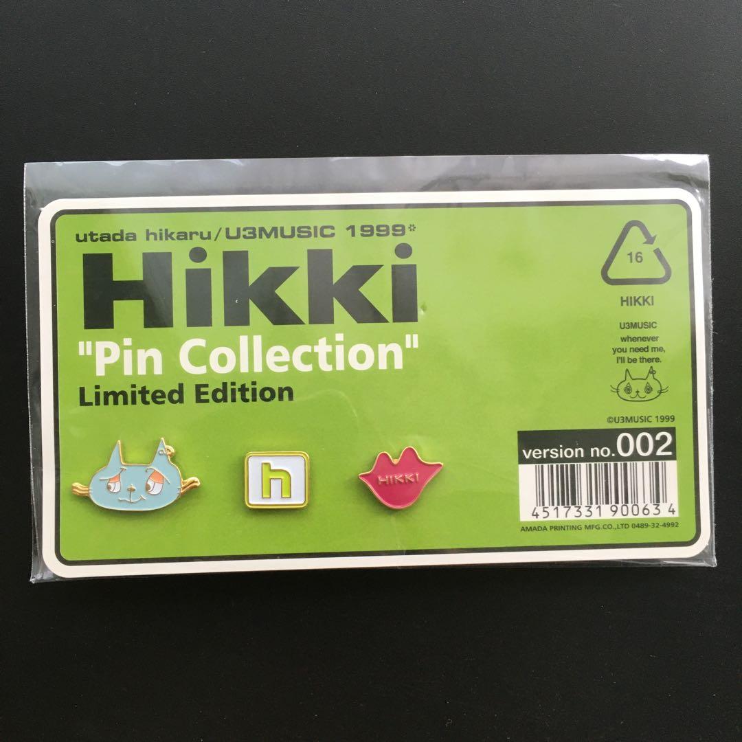 宇多田ヒカル ヒッキー ピンバッジ 002