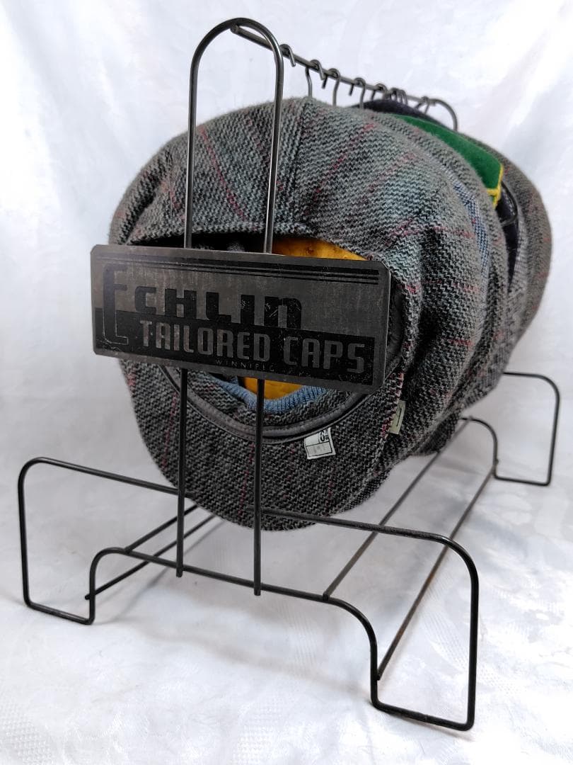 ハンチング帽　帽子掛け台　ハットラック　ヴィンテージ