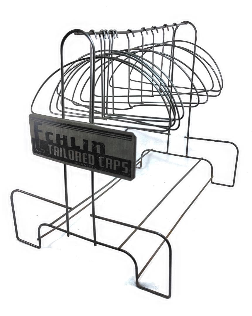 ハンチング帽　帽子掛け台　ハットラック　ヴィンテージ