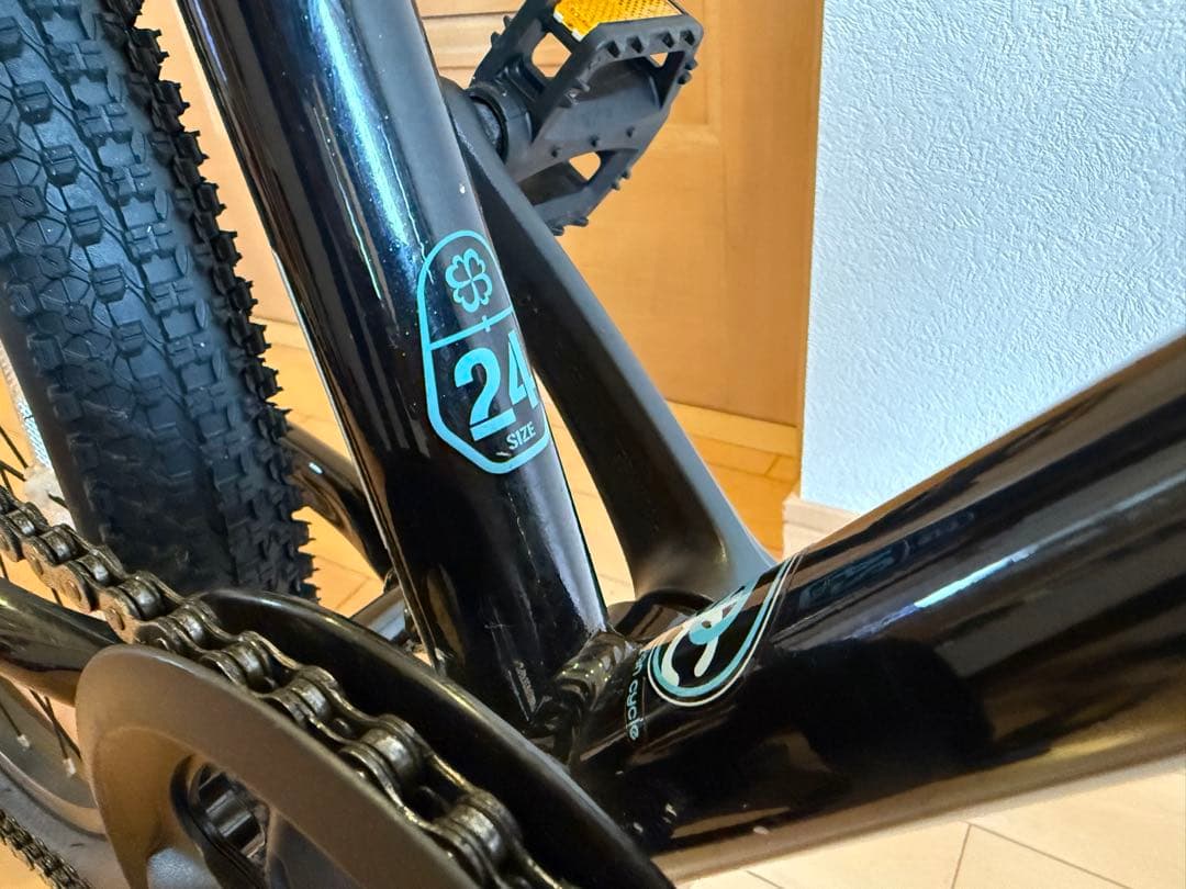 値下げしました！ヨツバサイクル　マウンテンバイク　 24インチ　3回使用　美品