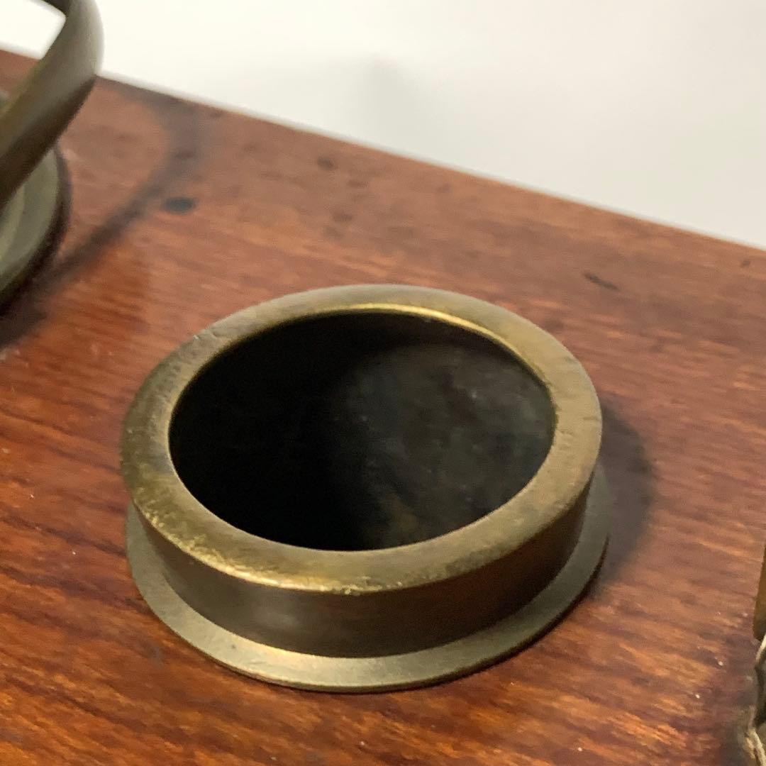 京都 時代物 欅製 銅手付小引出付 四方形 煙草盆 欅四方形莨盆 時代喫煙具