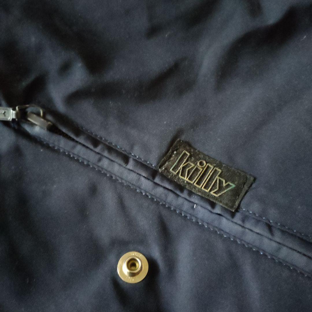 アシックス　KITTY ネイビー グリーン ボンバージャケット スキーウェアー