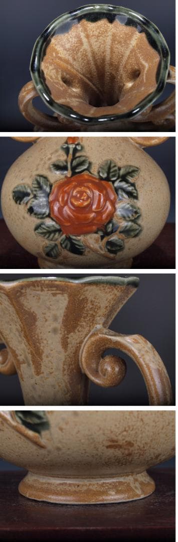 骨董市仕入れ　花瓶の置物　骨董品 X534A11-2