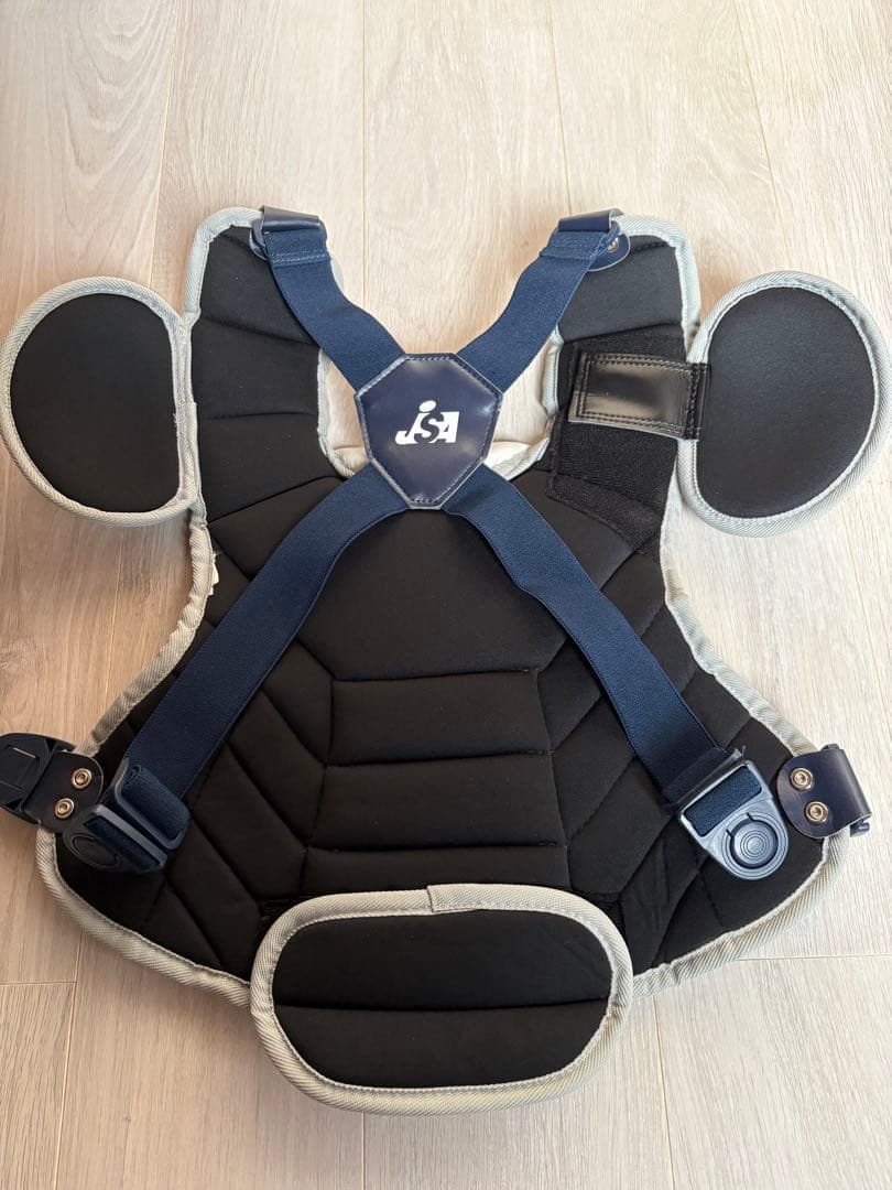 ミズノ　ソフトボール　キャッチャー防具　プロテクター　レガース　セット