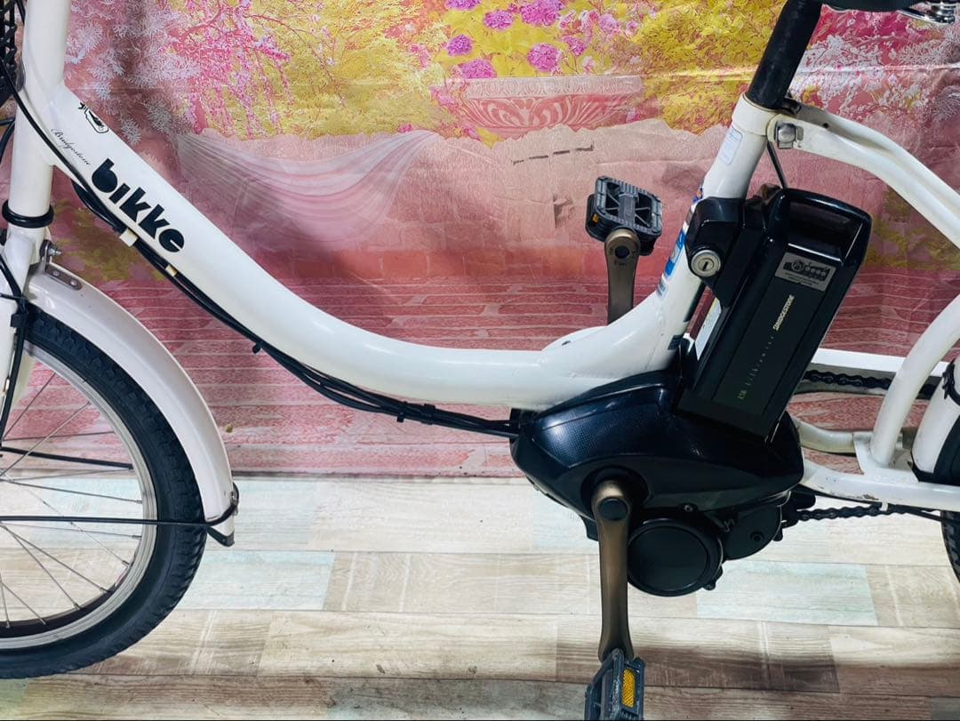ZK3313 電動自転車 ブリヂストン ビッケ 子供乗せ 20インチ 送料無料