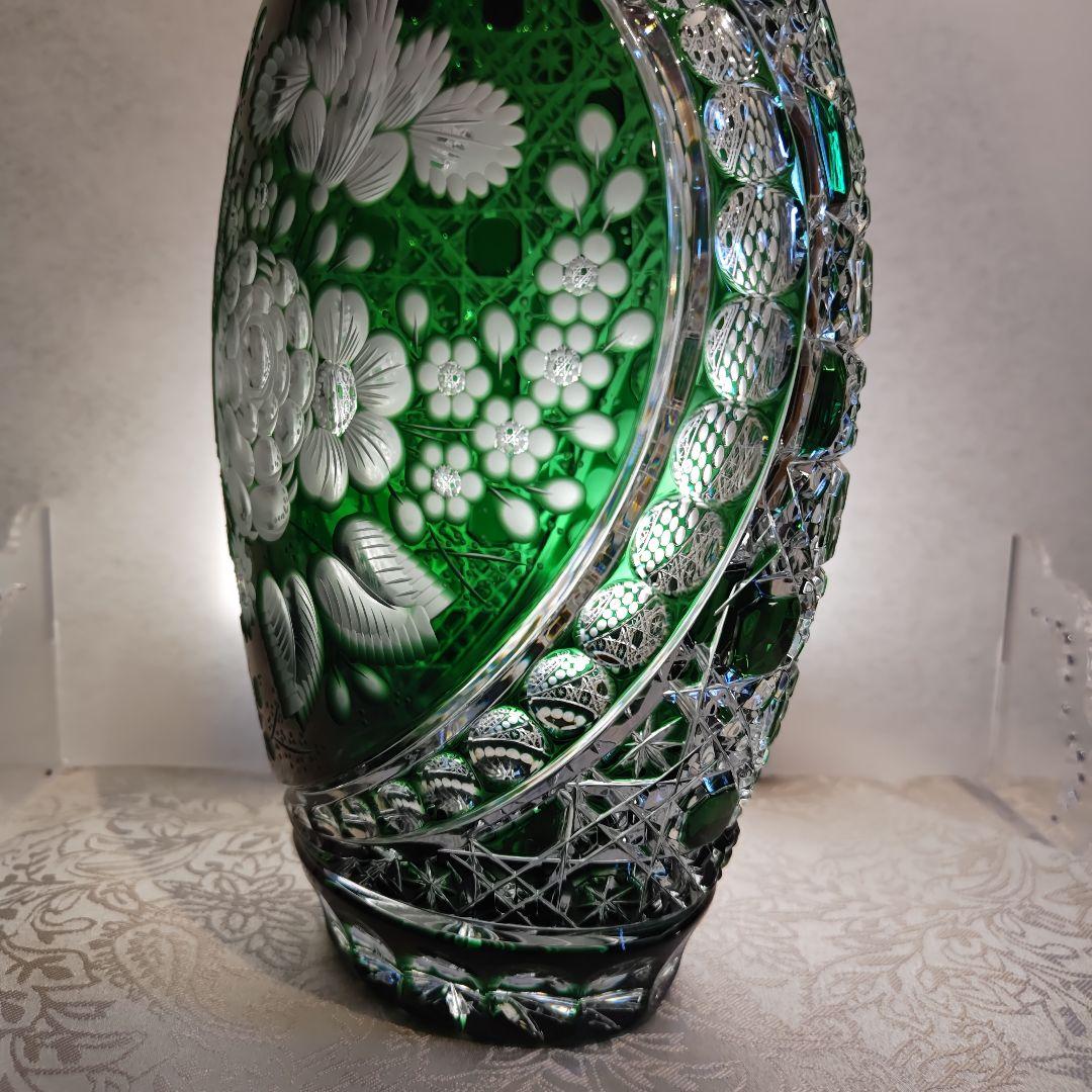 マイセンクリスタル花瓶