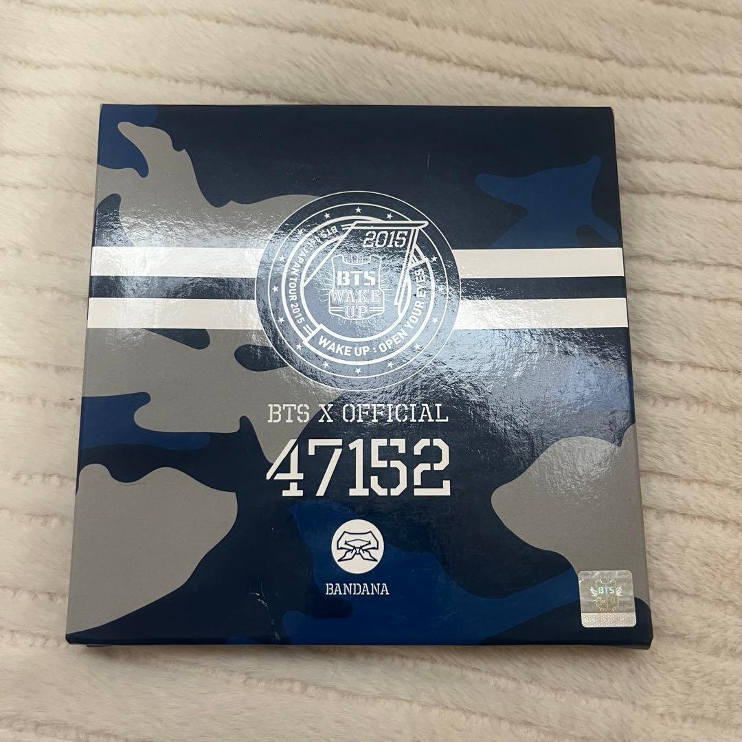 BTS 防弾少年団 WAKE UP 公式グッズ　バンダナ