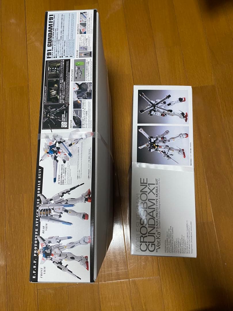 【本日発送可】 MG ガンダムF91 & クロスボーンガンダムX1 Ver.Ka
