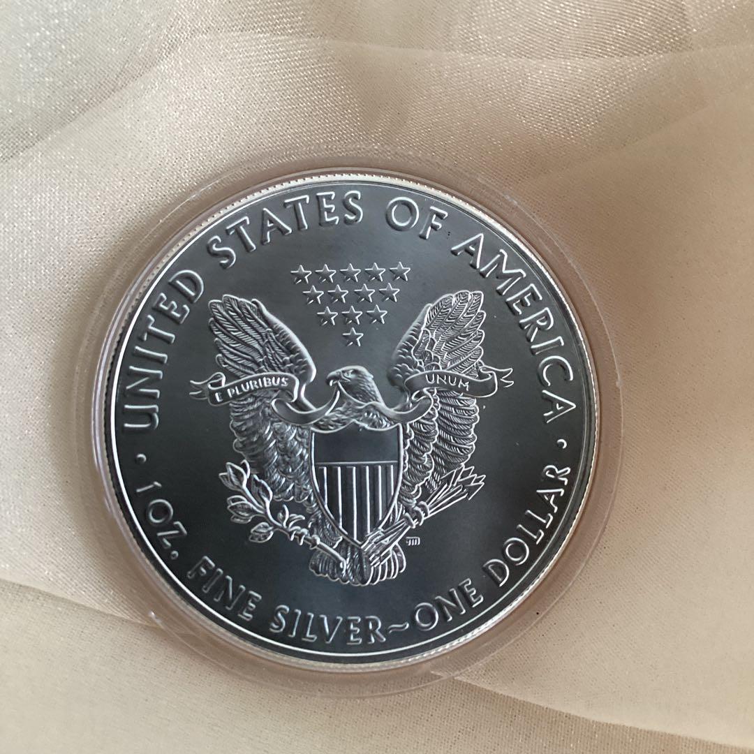 2020年 アメリカイーグル銀貨　1オンス　純銀　現物資産