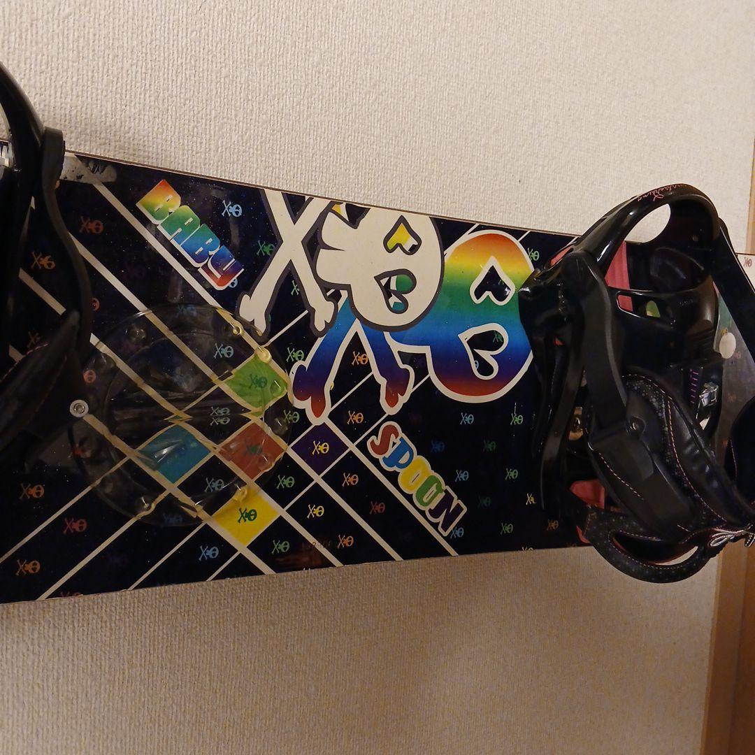 スノーボードSPOON & K2 ビンディング　セット　１３７cm送料込み