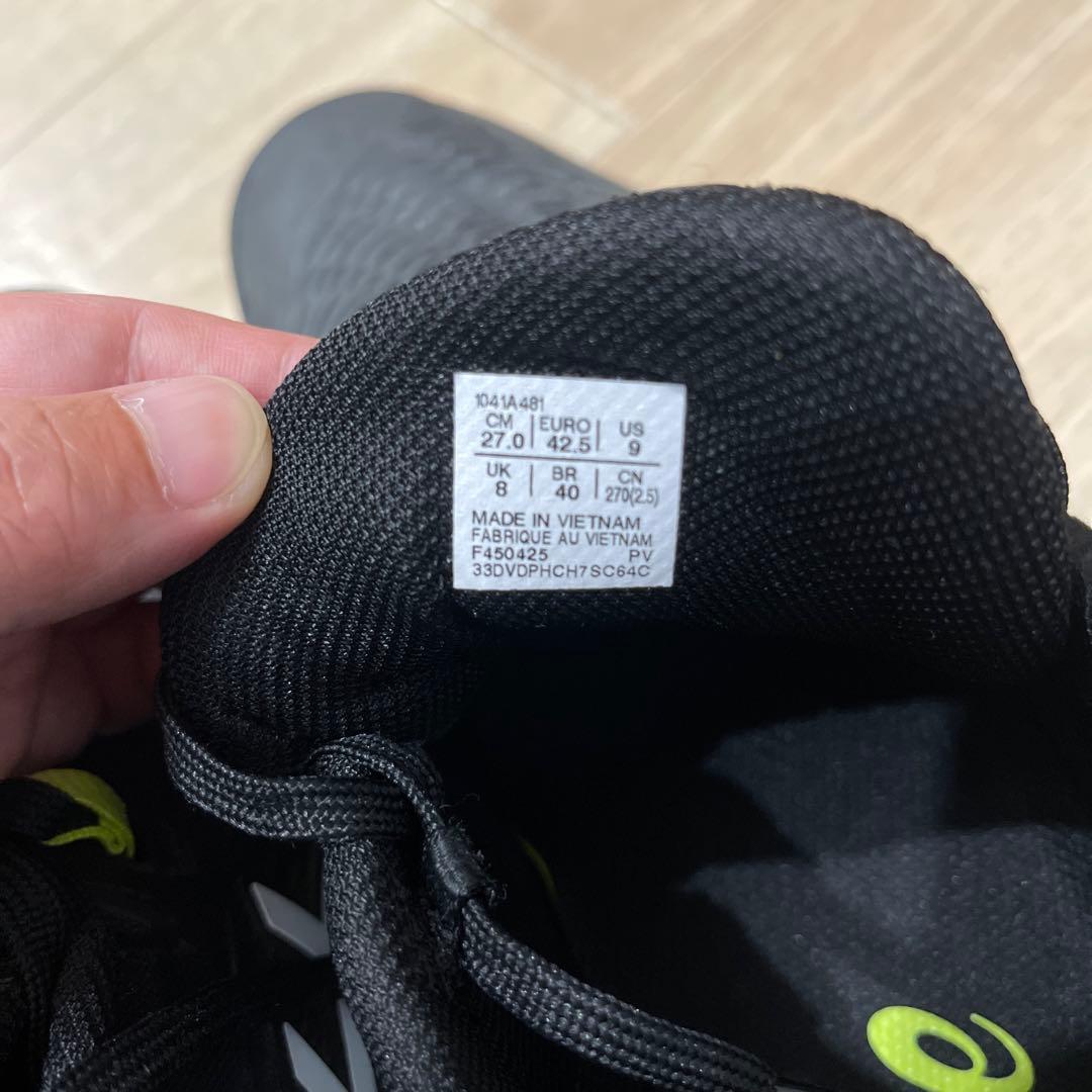 シューズ(男性用) asics GEL-RESOLUTION X 27cm