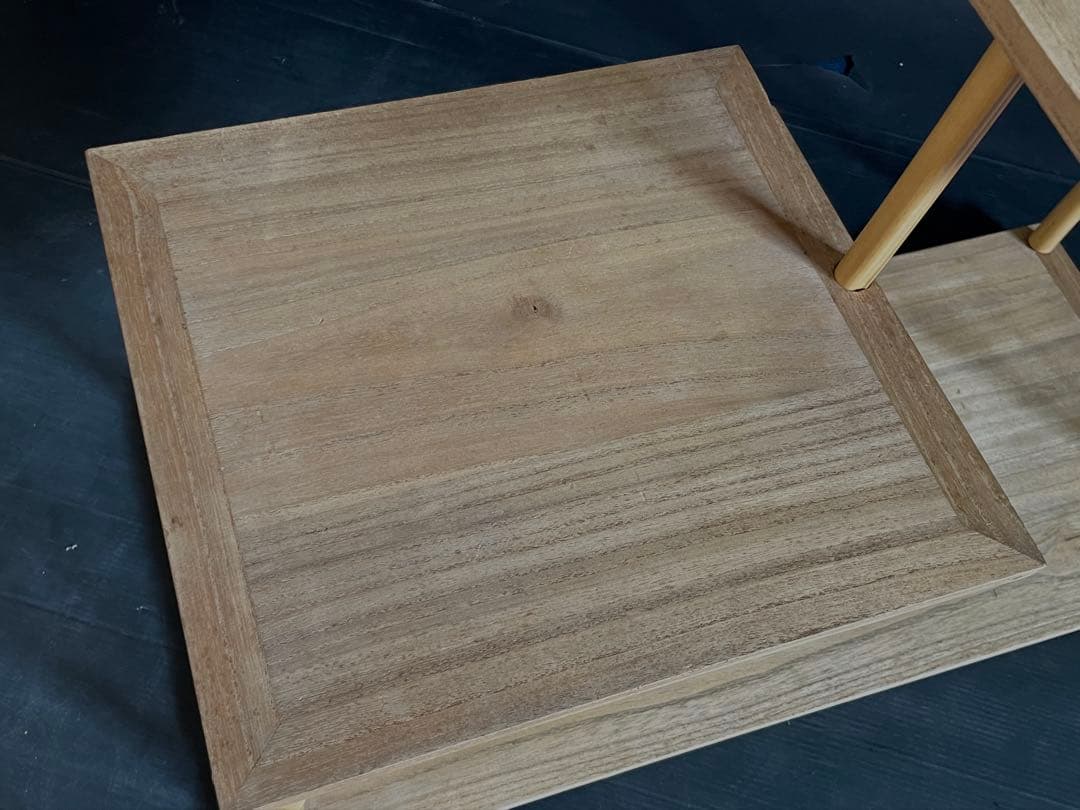 「祖」 石州流 片桐石州好 違棚 茶棚 共箱 時代 茶道具 （201F②）