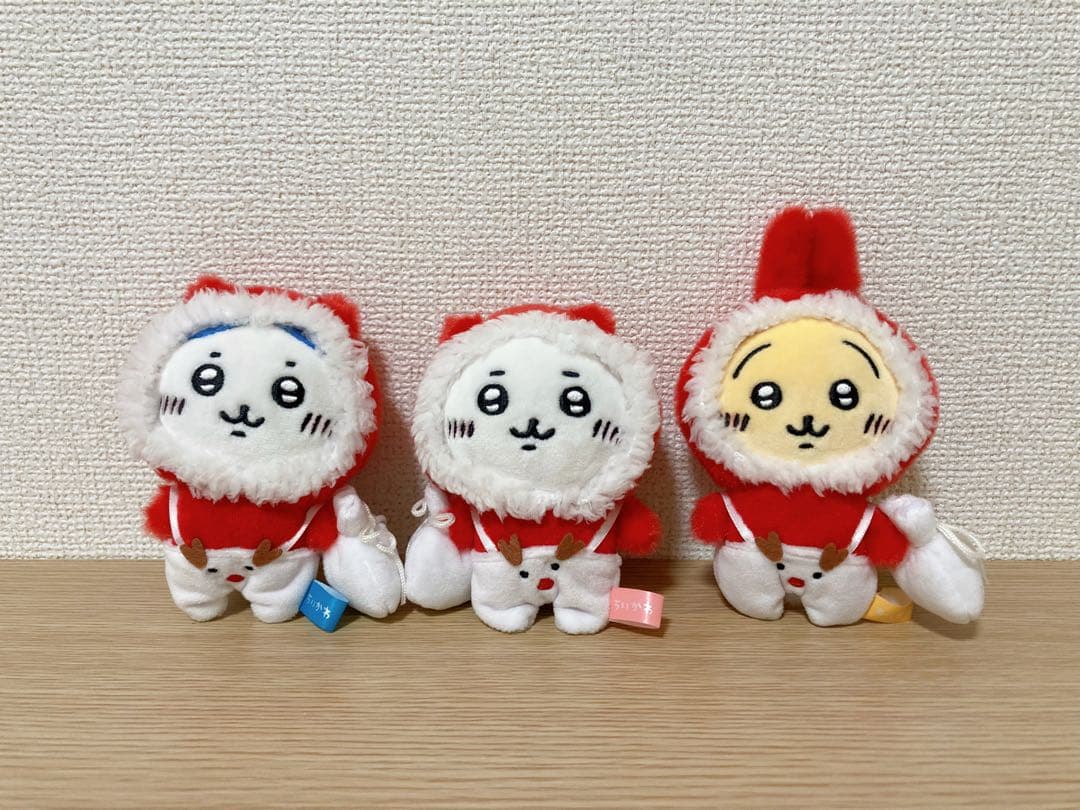 ちいかわ クリスマス ミニマスコット (ちいかわ・ハチワレ・うさぎ) 2021