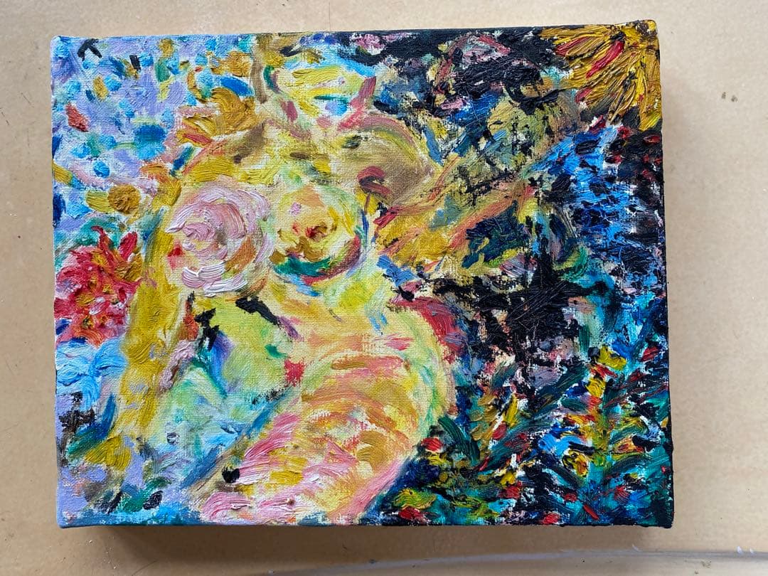 油絵　絵画　油彩　一点物