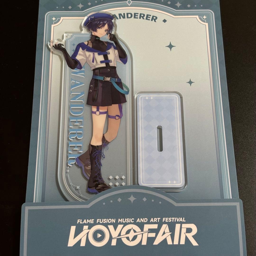 原神　ホヨフェア　アクリルスタンド　放浪者