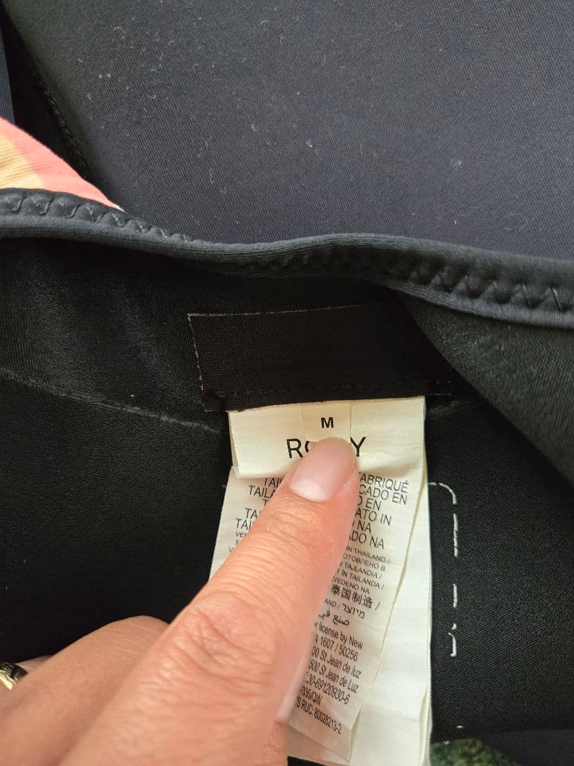 2枚セット　ロキシーフラワー柄ネオプレンロングジョン、タッパー、ウェットスーツ