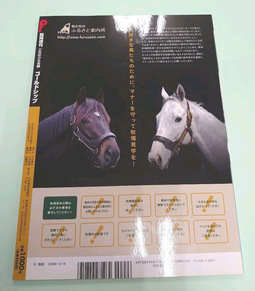 【未開封】ゴールドシップ ぬいぐるみ&Gallop写真集&引退レース馬券 ウマ娘