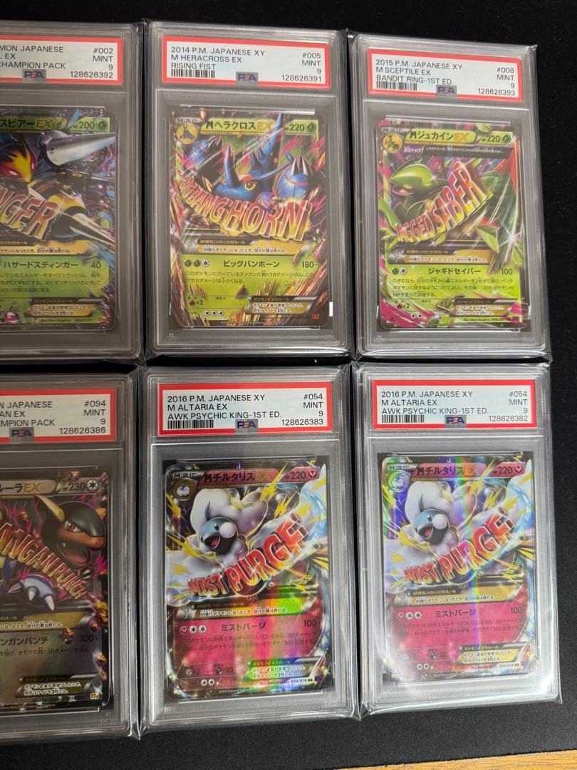 【PSA9 】10枚セット　M進化EXポケモンメガシンカ