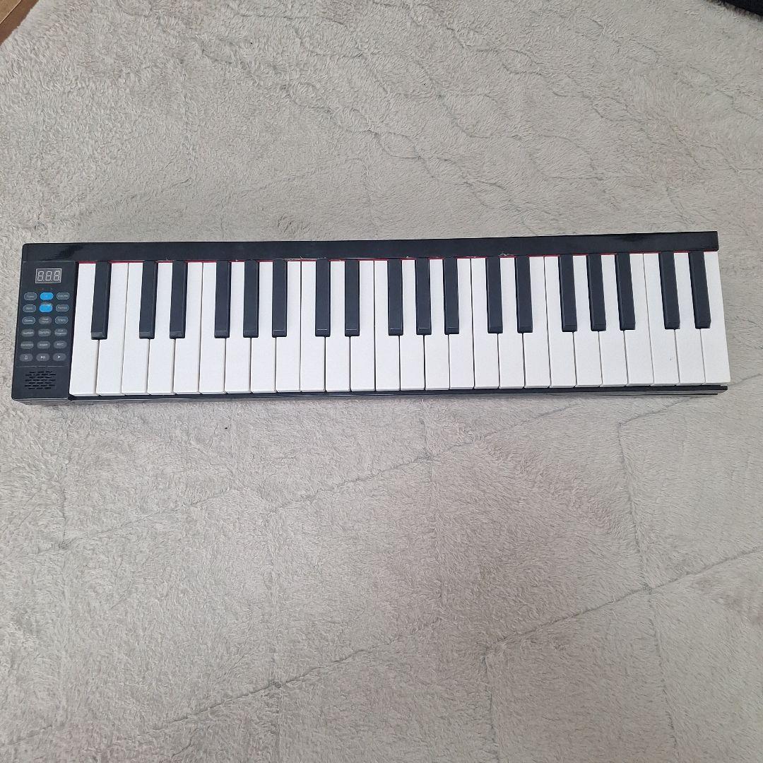 小型電子ピアノ 折り畳み 52鍵