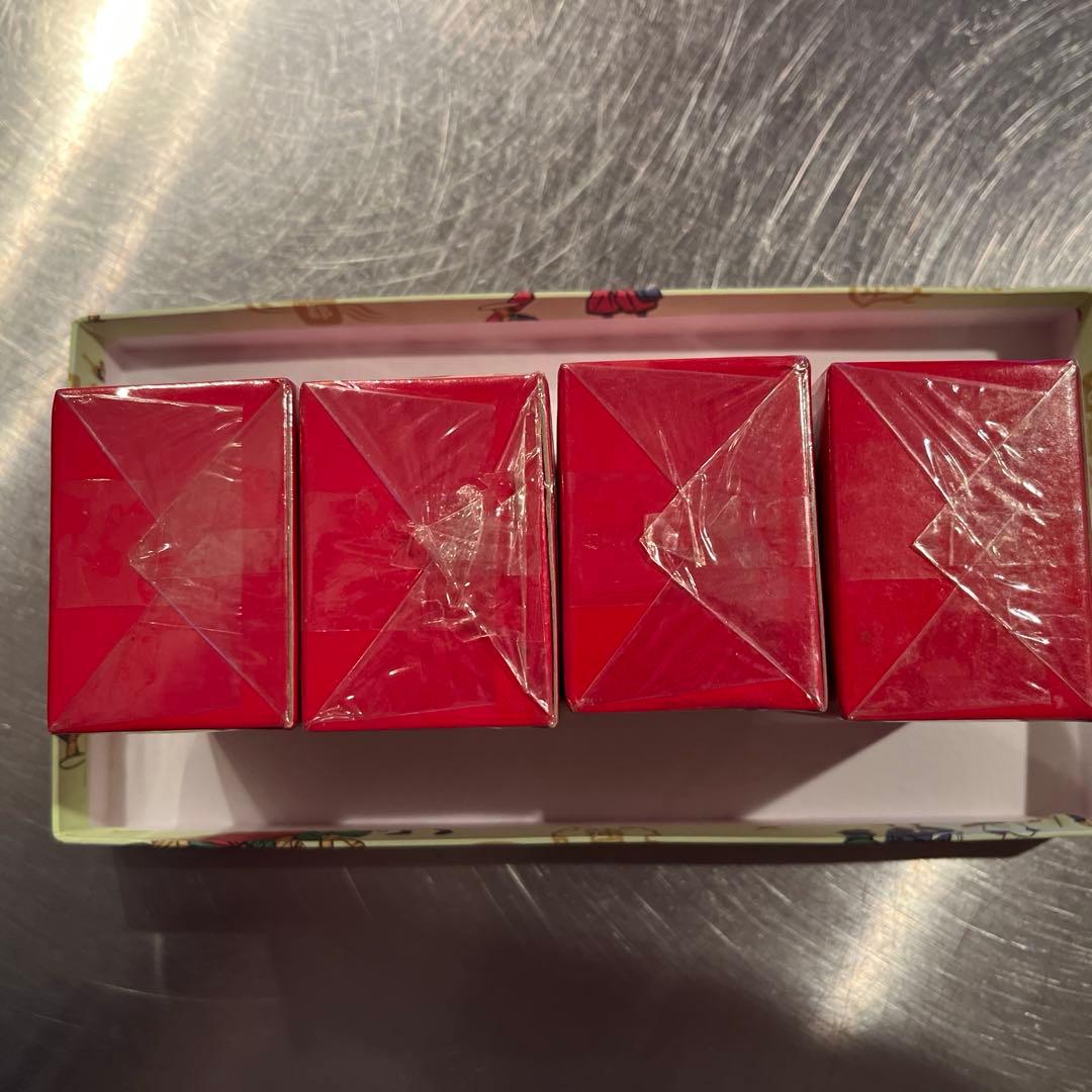 顔料　日華朱　赤口　未開封　四個セット