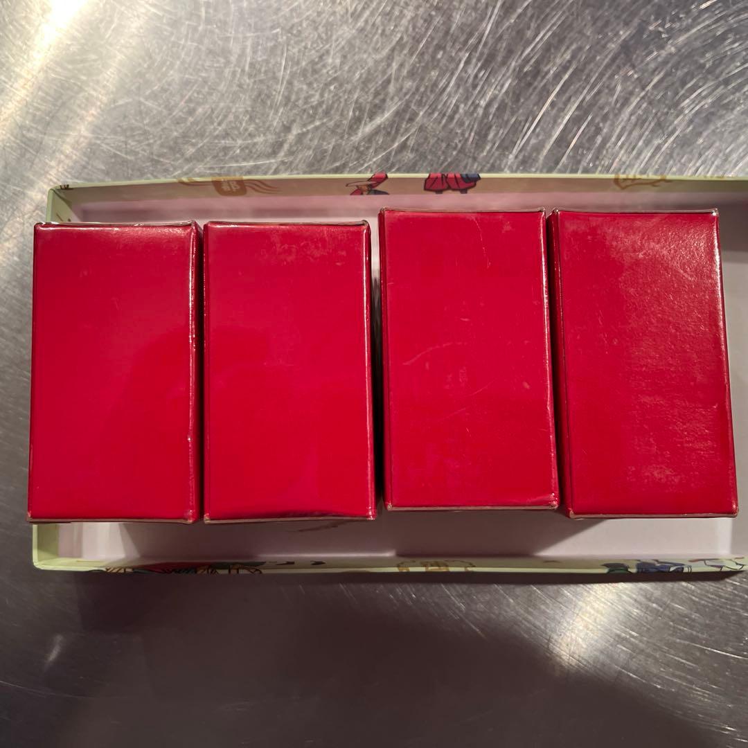 顔料　日華朱　赤口　未開封　四個セット