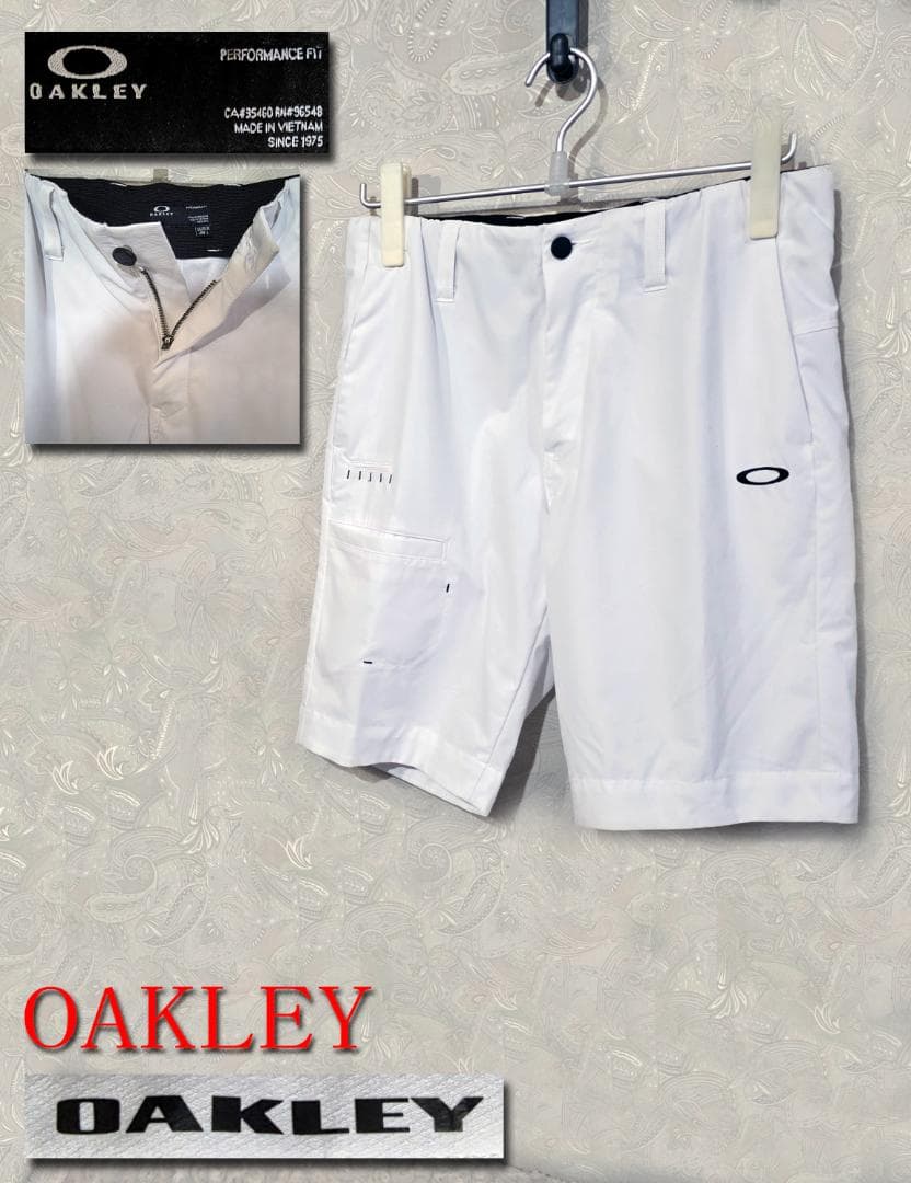 OAKLEY ゴルフパンツ ホワイト M/L