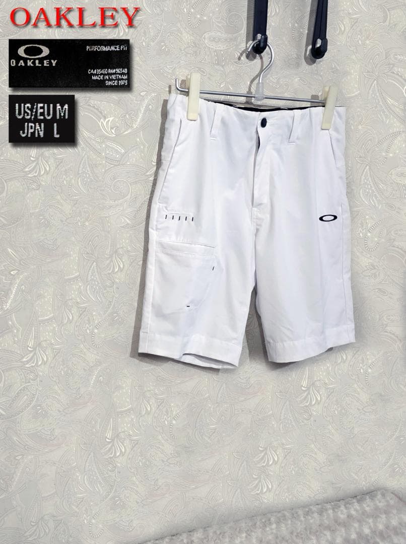 OAKLEY ゴルフパンツ ホワイト M/L