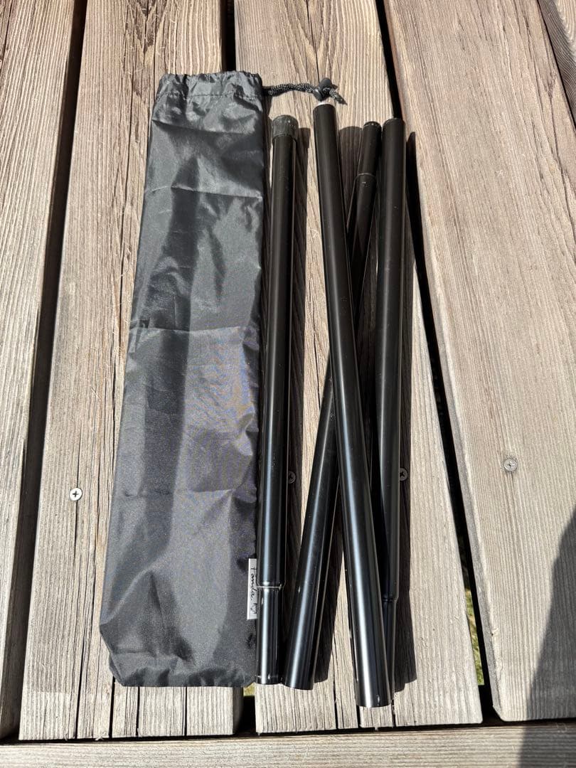 美品テンマクデザイン パンダ タープ TC スチールポール付き