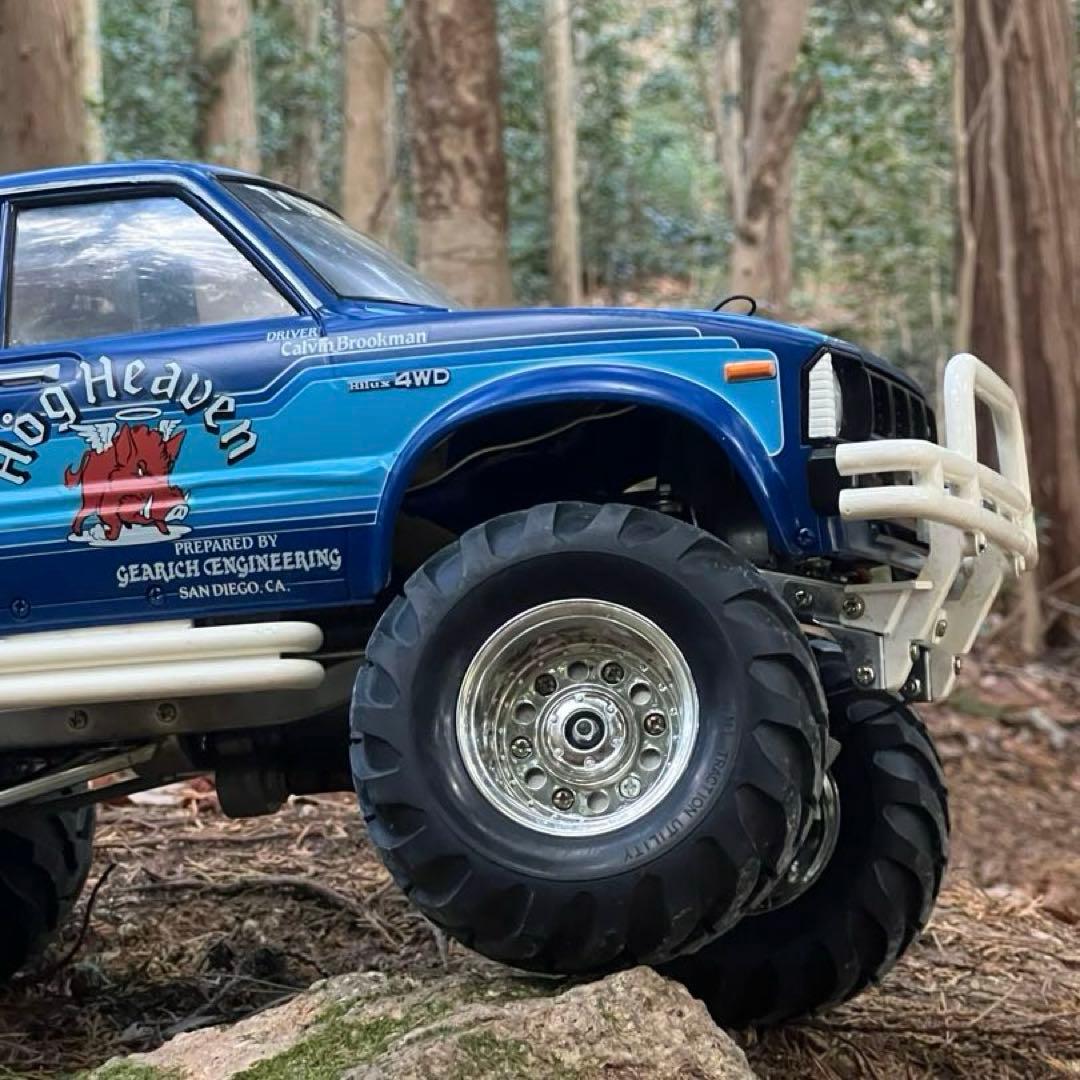 当時物　タミヤ トヨタ ハイラックス4WD ハイリフト（RN36）
