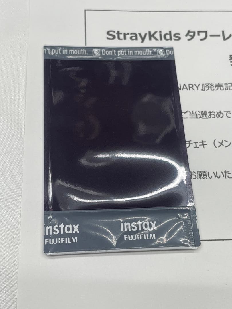 Stray Kids ハン サイン入りチェキ インスタント写真 スキズ チェキ