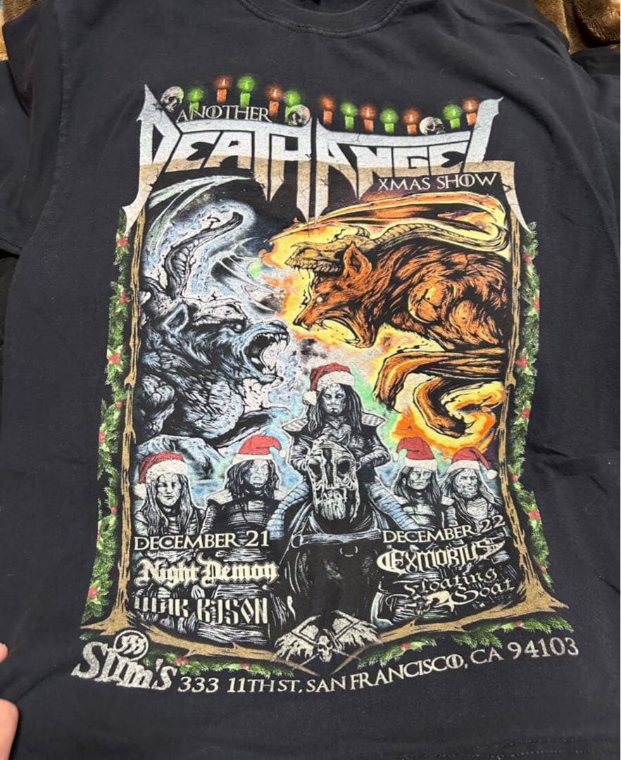 DEATH ANGEL Xmas Show Tシャツ メタル