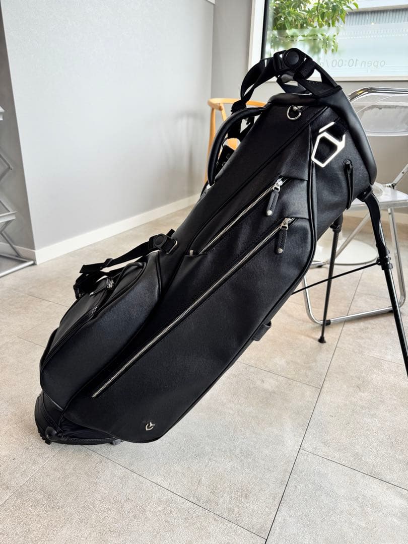 美品Vessel スタンドバッグ ブラック　キャディバッグ