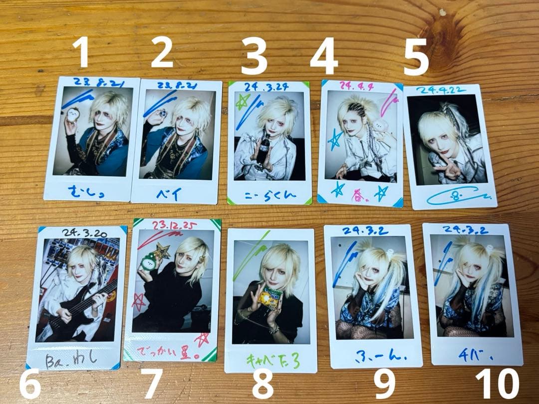 Azavana Ashmaze. 詩結 遼 チェキ まとめ売り 3枚～バラ売り可