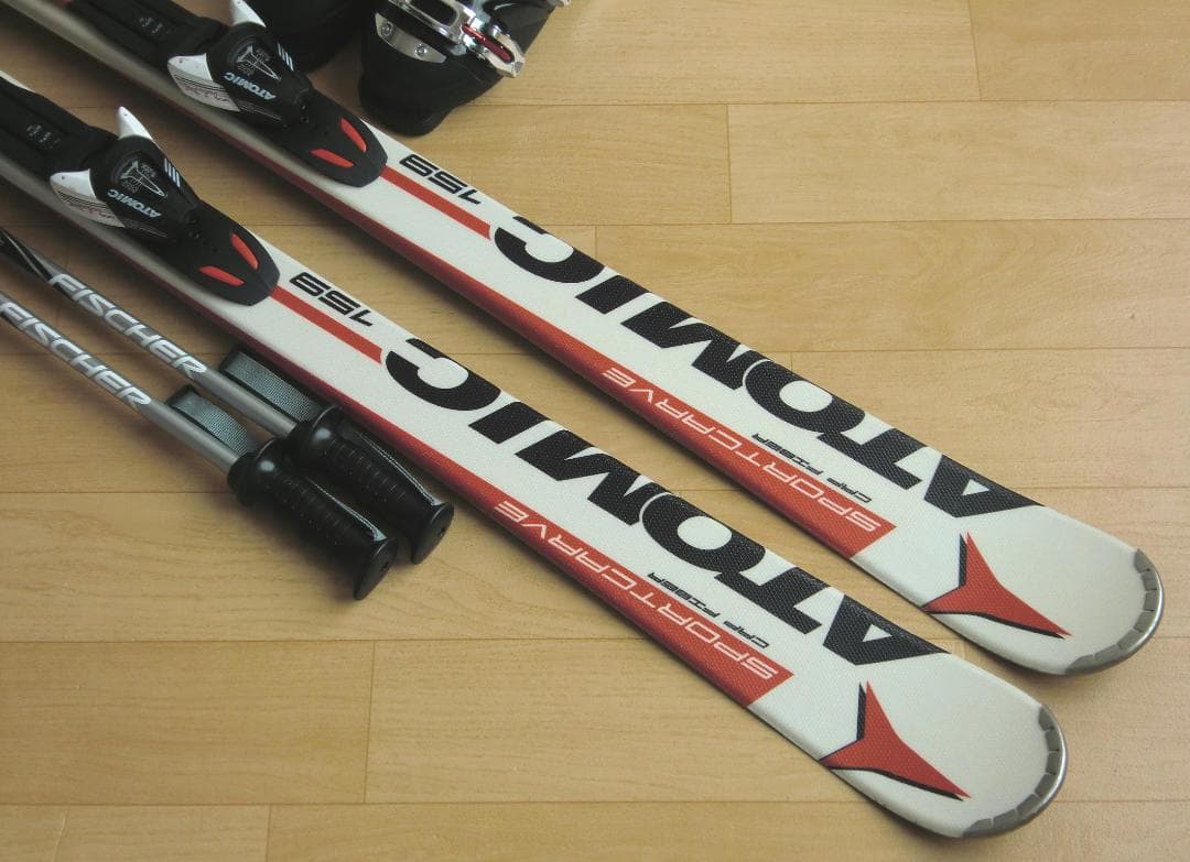 ■■送料無料■アトミック■メンズスキーフルセット■板159靴26.5■メンテ付■