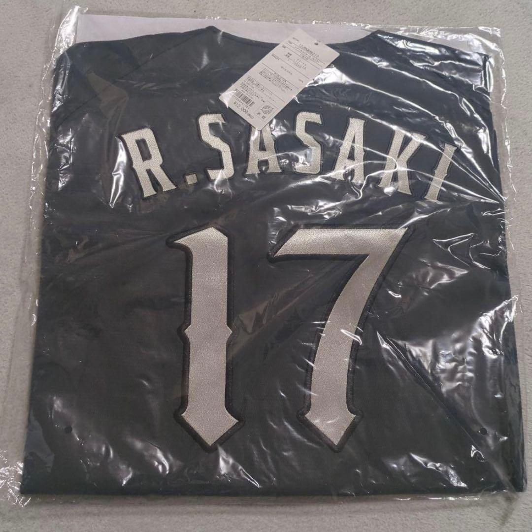 千葉ロッテマリーンズ　ユニフォーム　佐々木朗希　ネオクラシックエディション　L