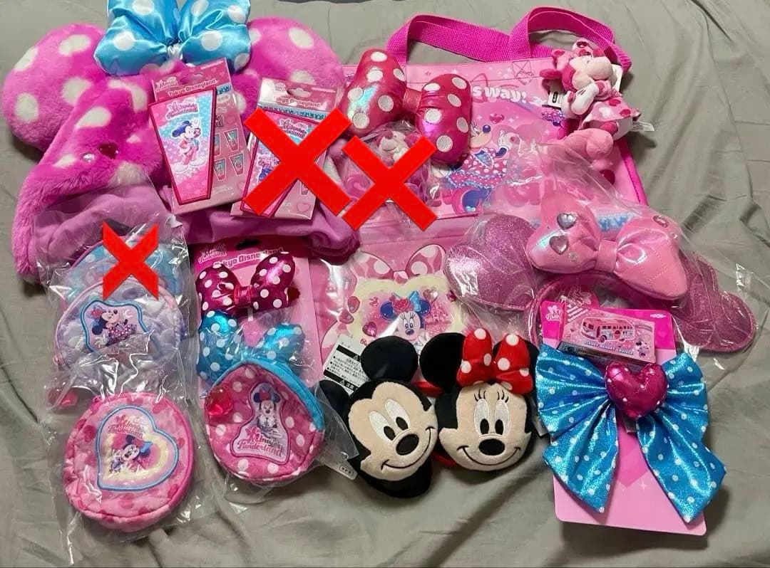 パルパルーザ ミニー 18点セット ファンキャップ バッグ ワッペン