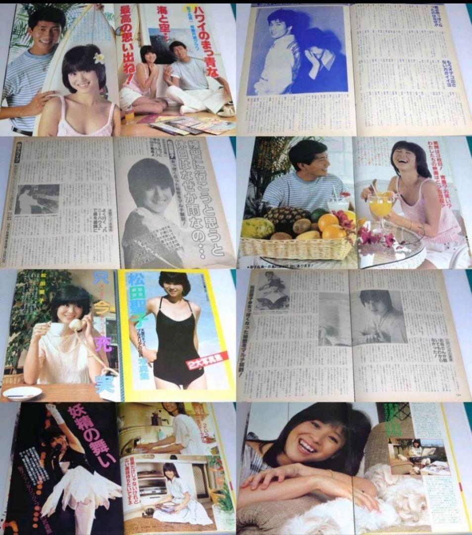 松田聖子　1980年〜1985年 レア　大量　切り抜き　ファイル　2冊120P