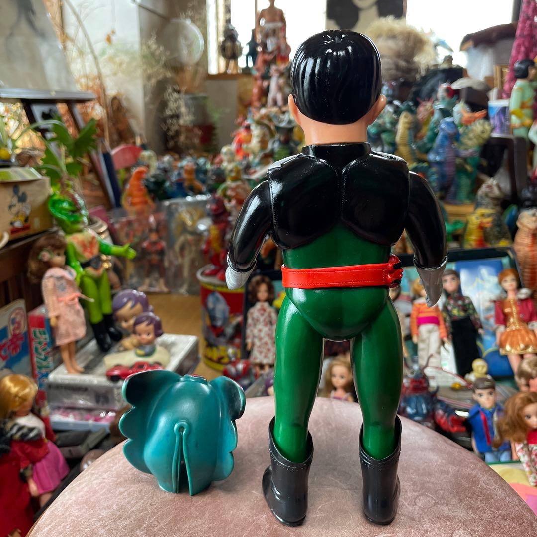 (夏休み企画) 極美品　当時物　バロムワン　旧バンダイ　面取れソフビ