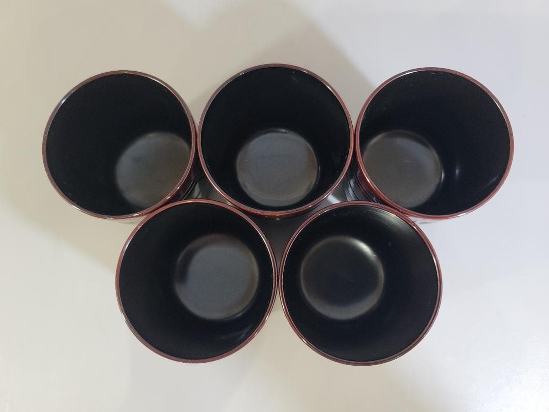 DT366 漆器 アソベ 波蒔絵 小吸物椀 未使用