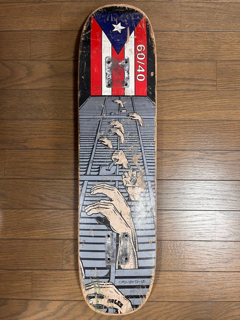 60/40 　90s デッキ　ビンテージ スケボー　old skate スケート