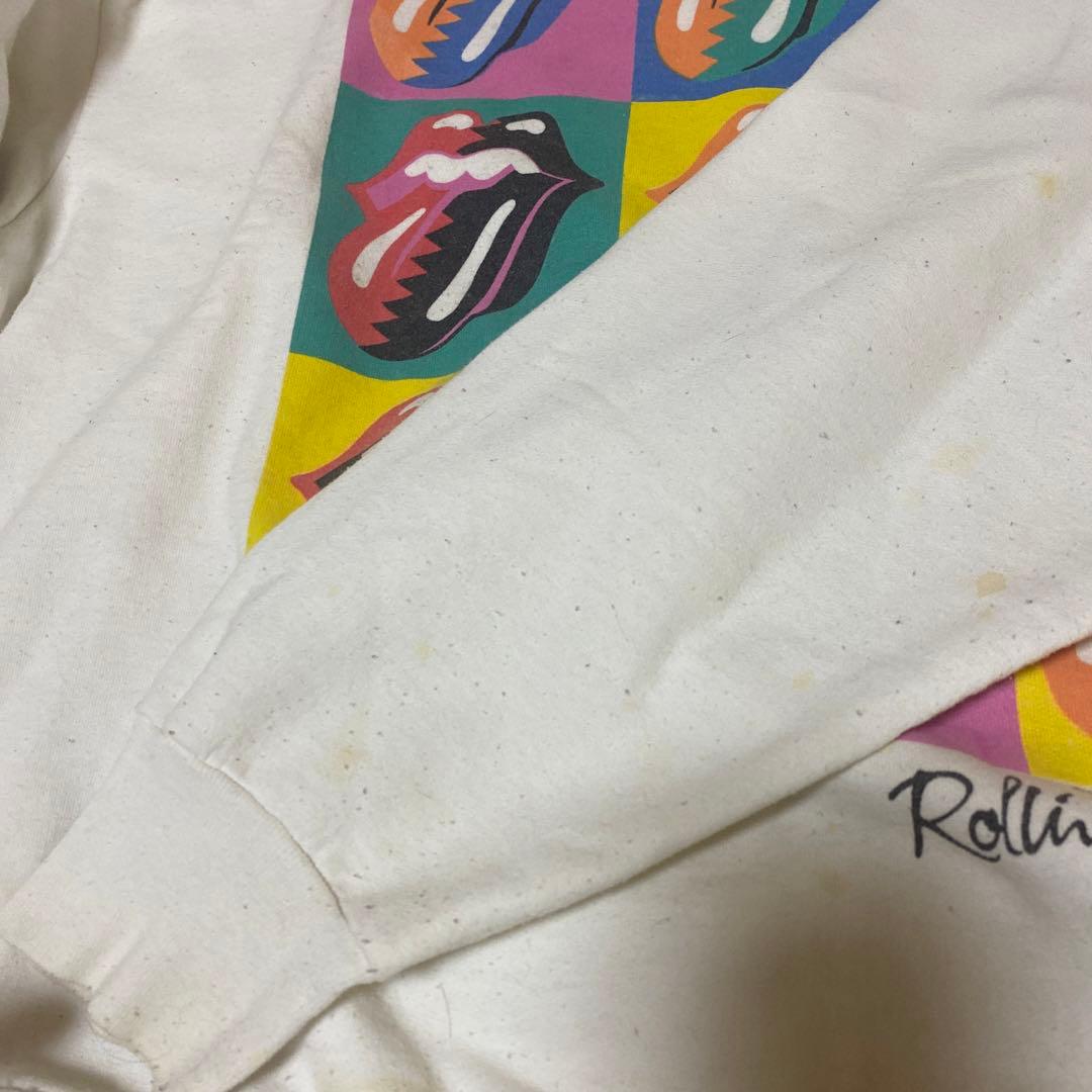 レア！　ローリングストーンズ　初来日記念　トレーナー　スエット　L らリメイクに