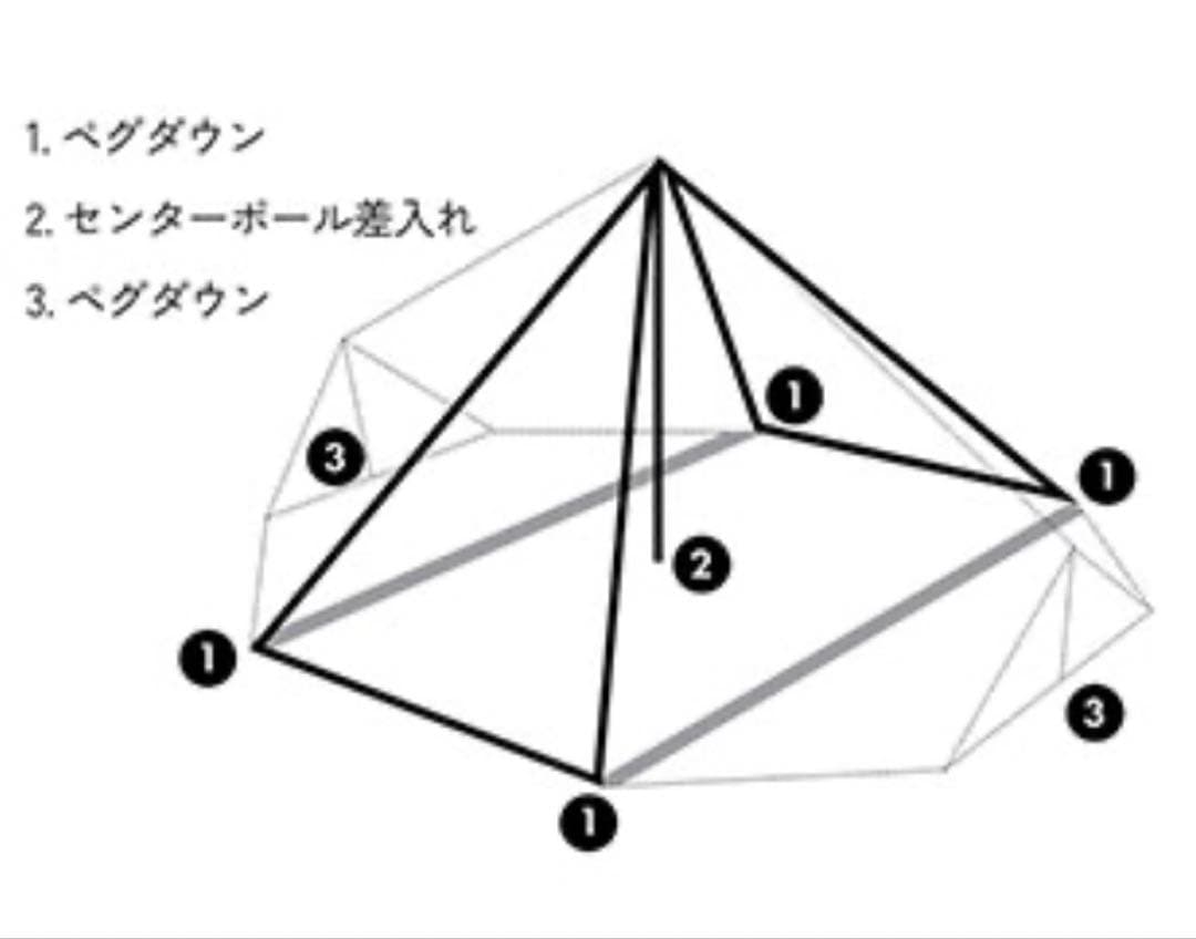 テント・タープ ZANE ARTS GIGI-1