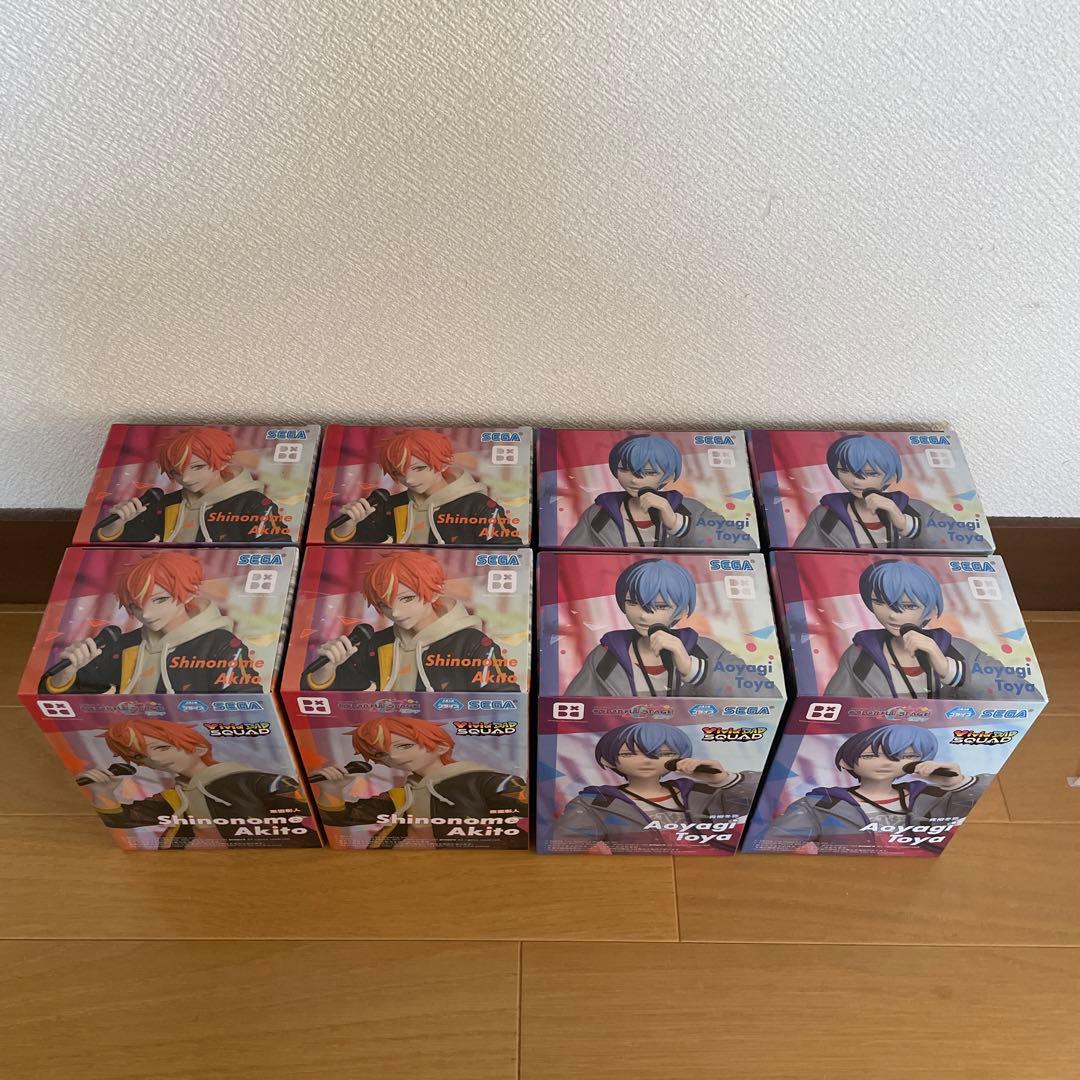 プロジェクトセカイ　東雲彰人×4 青柳冬弥×4 フィギュア8体セット